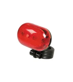Bici-Lampa Fanale rosso posteriore 3 leds bici 92042