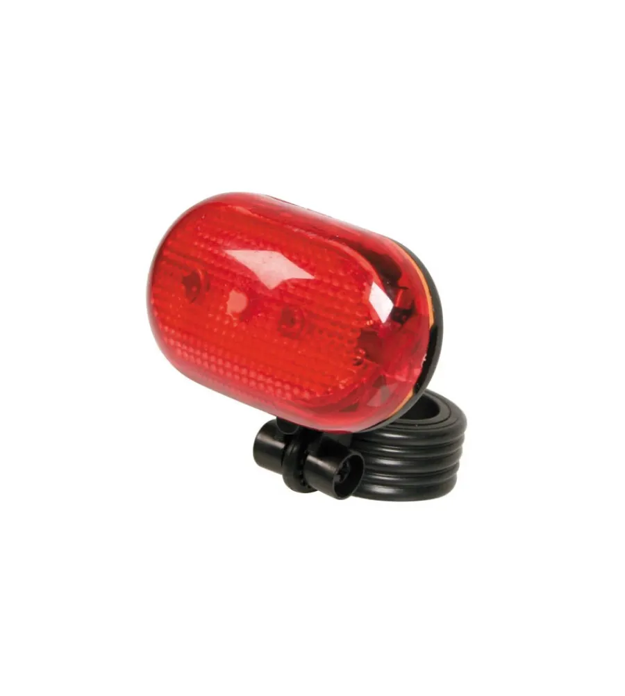 Bici-Lampa Fanale rosso posteriore 3 leds bici 92042