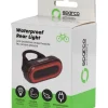 Outlet Fanalino posteriore per bicicletta in alluminio e silicone, 3 modalita' di illuminazione Bici