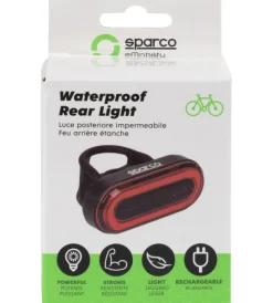 Outlet Fanalino posteriore per bicicletta in alluminio e silicone, 3 modalita' di illuminazione Bici