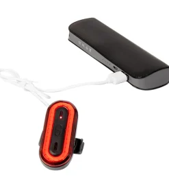 Outlet Fanalino posteriore per bicicletta in alluminio e silicone, 3 modalita' di illuminazione Bici