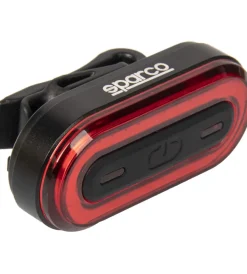 Outlet Fanalino posteriore per bicicletta in alluminio e silicone, 3 modalita' di illuminazione Bici