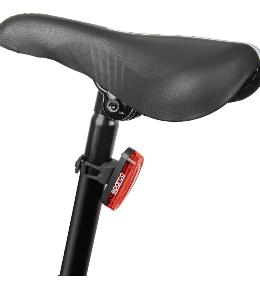 Sparco Bici|Fanalino posteriore per bicicletta , 7,2x2,1x2,2 cm