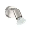 Eglo Illuminazione Per Interno|Faretto a parete da interno "buzz led" grigio 3000k