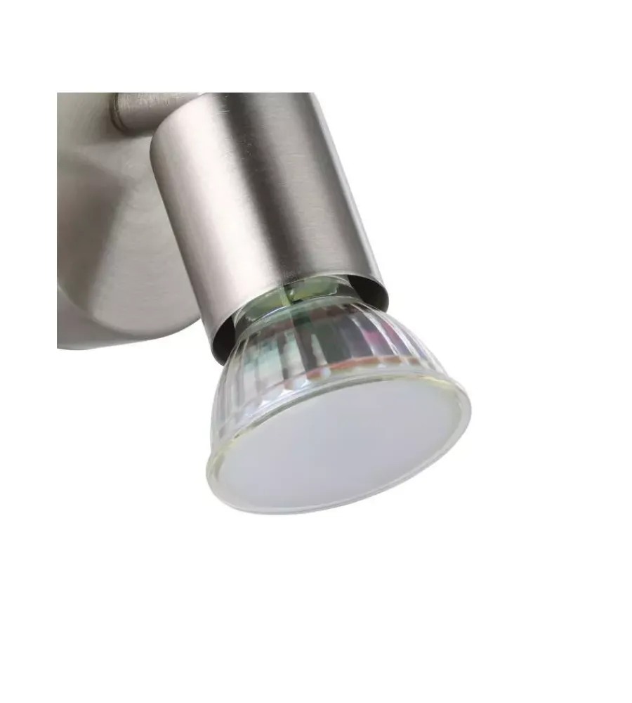 Eglo Illuminazione Per Interno|Faretto a parete da interno "buzz led" grigio 3000k