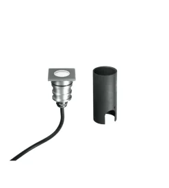Illuminazione Per Esterno|Faretto ad incasso calpestabile "impact" luce calda, 45x45 mm