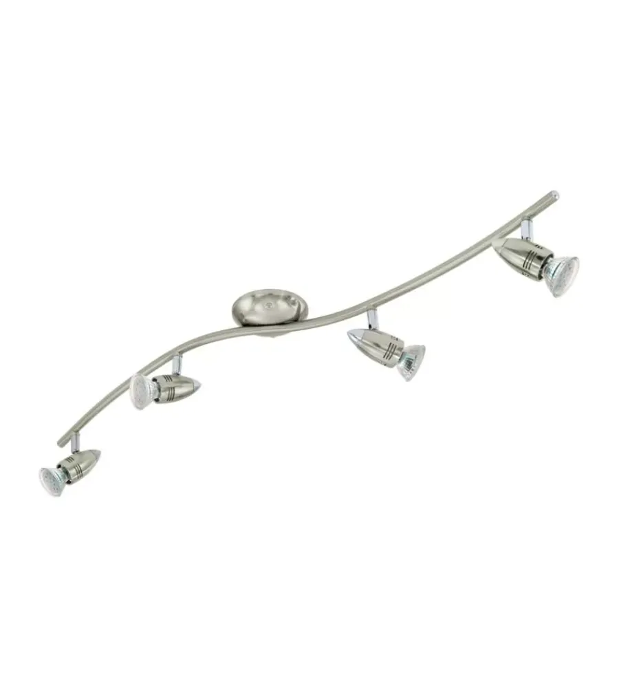 Illuminazione Per Interno-Eglo Faretto led ad arco "magnum" 4 x 2,5w, 240 lm