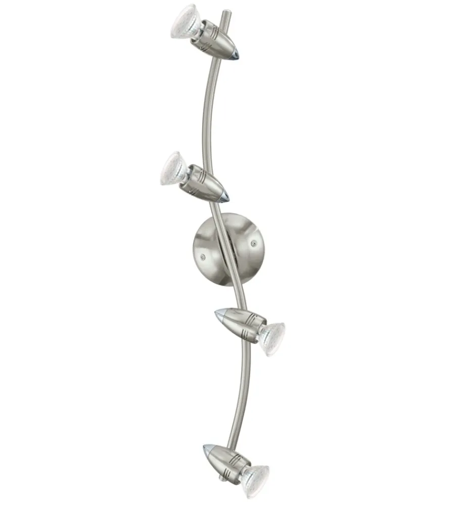 Illuminazione Per Interno-Eglo Faretto led ad arco "magnum" 4 x 2,5w, 240 lm