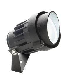 Discount Faretto led "fox" nero 6w, bianco naturale Illuminazione Per Esterno