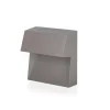 Illuminazione Per Esterno|Faretto led segnapasso a plafone da esterno quadrato vtac grigio 4000k