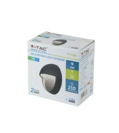 Best Faretto led segnapasso a plafone da esterno rotondo vtac nero 4000k Illuminazione Per Esterno