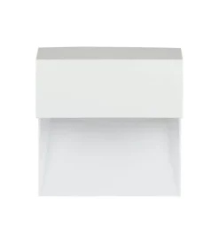 Illuminazione Per Esterno- Faretto led segnapasso a plafone da esterno quadrato vtac bianco 3000k