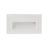 Illuminazione Per Esterno|Faretto led segnapasso ad incasso da esterno rettangolare vtac bianco 3000k
