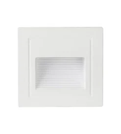 Faretto led segnapasso ad incasso da esterno quadrato vtac bianco 3000k Illuminazione Per Esterno