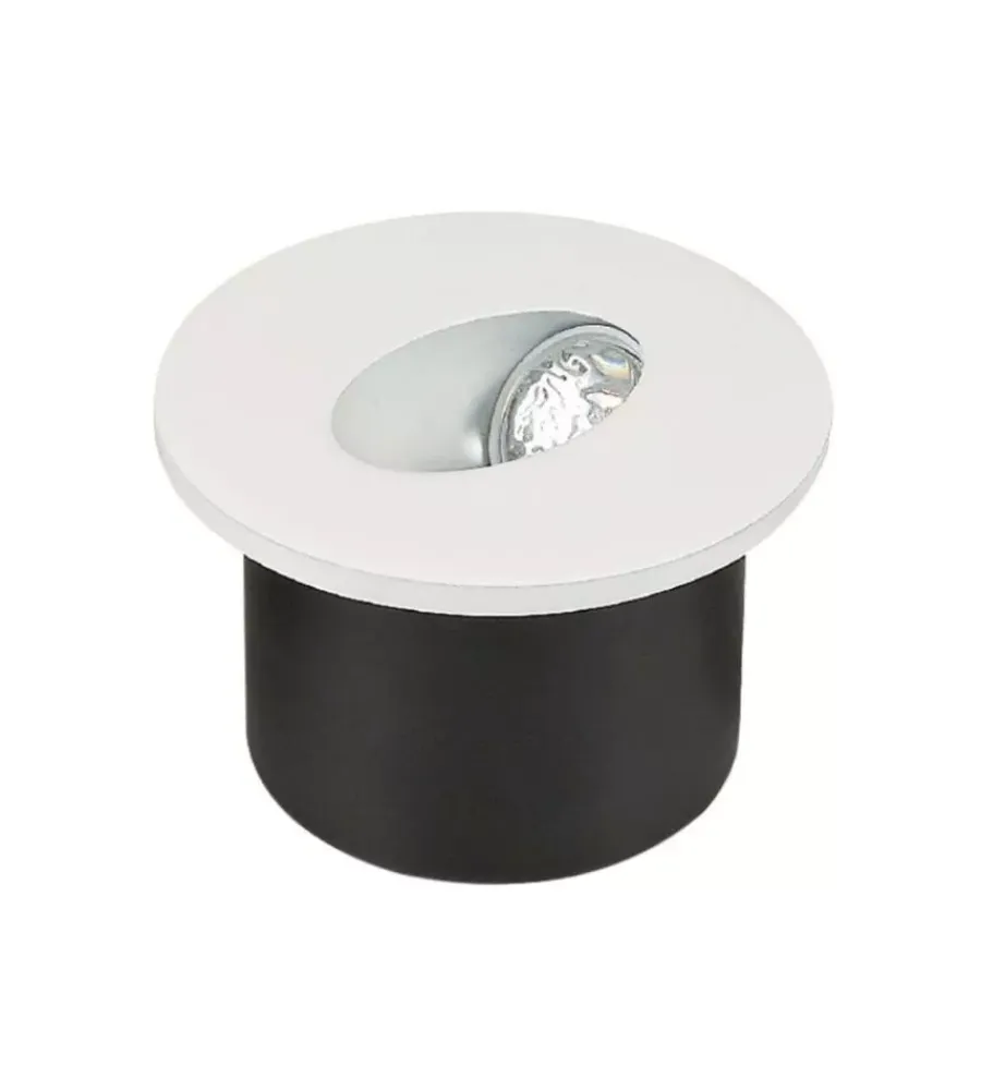 Faretto led segnapasso ad incasso da esterno rotondo vtac bianco 4000k Illuminazione Per Esterno