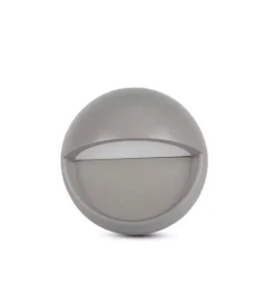 Best Faretto led segnapasso rotondo da 3w a plafone da esterno vtac grigio 4000k Illuminazione Per Esterno