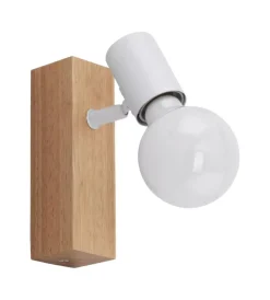 Eglo Illuminazione Per Interno|Faretto "townshend 3" in legno e metallo, 16,5x5 cm