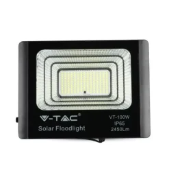 Illuminazione Per Esterno|Faro led con pannello solare e telecomando 6000k, 35w