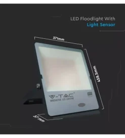 Illuminazione Per Esterno- Faro led con sensore 4000k 200w, 20000lm