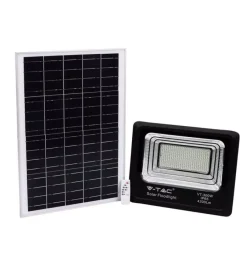 Hot Faro led con telecomando e pannello solare 50w, 6000k Illuminazione Per Esterno