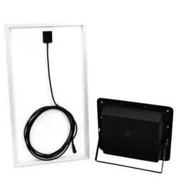 Illuminazione Per Esterno- Faro led con telecomando e pannello solare 4000k, 40w