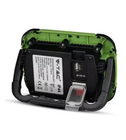 Illuminazione Per Esterno- Faro led ricaricabile vtac con sos flash verde 4000k 20w