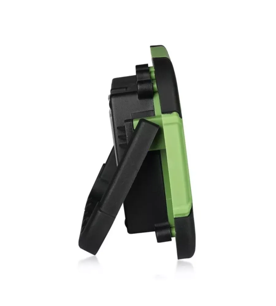 Illuminazione Per Esterno- Faro led ricaricabile vtac verde 4000k 10w