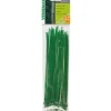 Attrezzatura Giardinaggio-Verdemax Fascetta fissaggio colore verde 190 mm - 50 pz