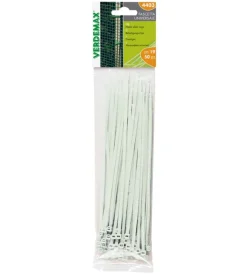 Fascetta universale dentata bianca mm.190x5 50 pezzi Attrezzatura Giardinaggio
