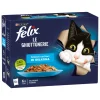 Alimenti Umido Gatto-Purina Felix le ghiottonerie salmone e tonno, 12x85 gr