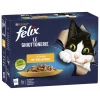 Purina Alimenti Umido Gatto|Felix le ghiottonerie varietà, 12x85 gr