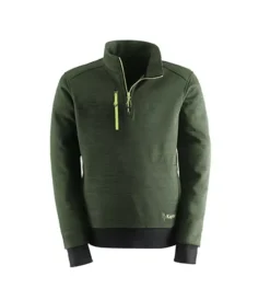 Best Felpa da lavoro "slick" con mezza zip verde tg xl Maglie E Felpe|Maglie E Felpe