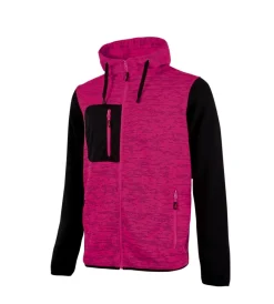 Maglie E Felpe|Maglie E Felpe-U-Power Felpa da lavoro rainbow black/fucsia, tg s