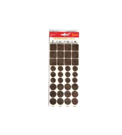Sale Feltrini adesivi assorititi marroni 108 pz. Accessori