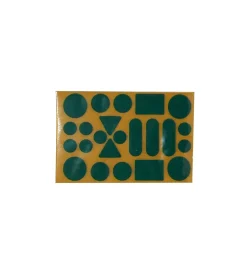 Accessori|Feltrini adesivi assortiti -  verde - 20 pz.