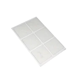 Discount Feltrini adesivi quadrati 30 x 30 mm. - bianco - 6 pz. Accessori
