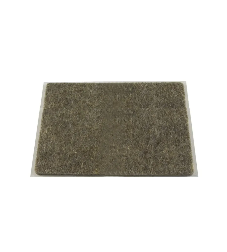 Accessori- Feltrini adesivi quadrati - 100x100 mm. - marrone - 1 pz.