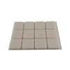 Accessori- Feltrini adesivi quadrati - 20x20 mm. - bianco - 12 pz.