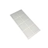 Accessori|Feltrini adesivi quadrati 25 x 25 mm. - bianco - 8 pz.