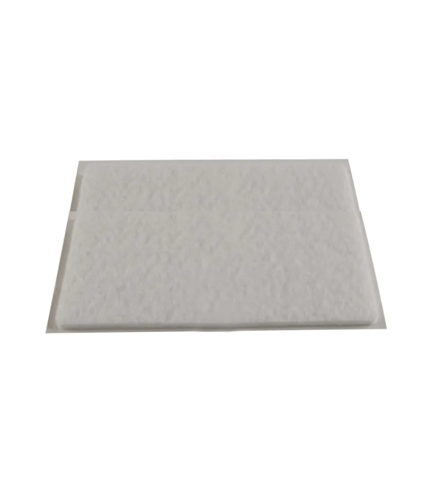 Accessori- Feltrini adesivi quadrati - 100x100 mm. - bianco - 1 pz.