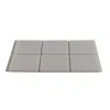Accessori- Feltrini adesivi rettangolari - 25x35 mm. - bianco - 6 pz.