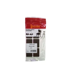 Accessori- Feltrini adesivi rettangolari 25 x 35 mm. - marrone - 6 pz.