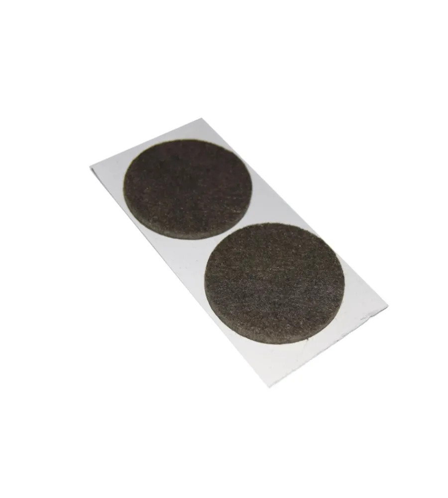 Accessori- Feltrini adesivi tondi ø 40 mm. - marrone - 2 pz.