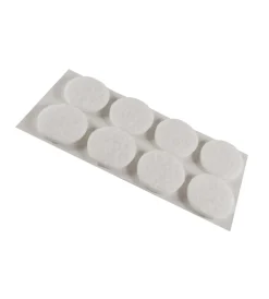 Outlet Feltrini adesivi tondi ø 24 mm. - bianco - 8 pz. Accessori