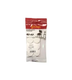 Outlet Feltrini adesivi tondi ø 24 mm. - bianco - 8 pz. Accessori