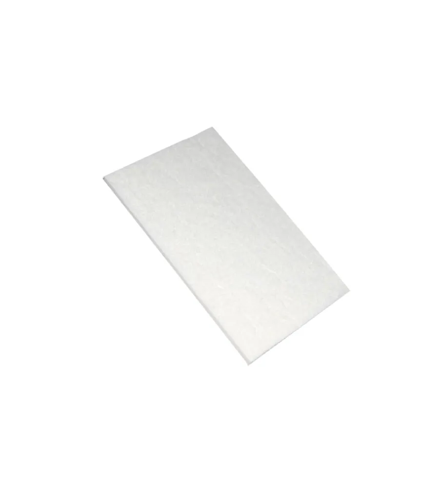 Accessori- Feltrino adesivo rettangolare 50 x 100 mm. - bianco - 1 pz.