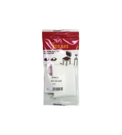 Accessori- Feltrino adesivo rettangolare 50 x 100 mm. - bianco - 1 pz.