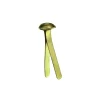 Clearance Ferma campioni acciaio ottonato 30 mm. - 20 pz. Sistemi Di Fissaggio