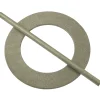 Fermaglio cerchio raccoglitenda in legno cm 17  - colore argento. Tessile D'Arredo