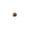 Accessori|Fermaporte adesivo in acciaio + gomma - ø 50 x h. 22 mm. - marrone